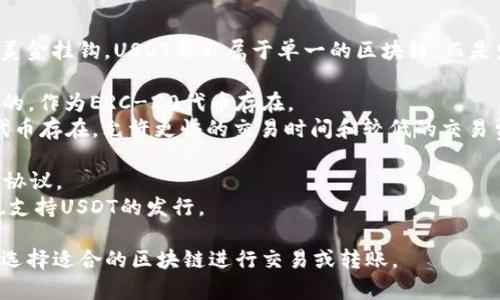 USDT（泰达币）是一种稳定币，广泛用于加密货币市场，以1:1与美金挂钩。USDT并不属于单一的区块链，而是发行在多个区块链平台上。以下是一些主要支持USDT的区块链：

1. **Ethereum（以太坊）**：USDT最初是在以太坊网络上发行的，作为ERC-20代币存在。
2. **Tron（波场）**：USDT也在Tron网络上发行，作为TRC-20代币存在，允许更快的交易时间和较低的交易费用。
3. **EOS**：USDT在EOS区块链上也有对应的版本。
4. **OMNI**：这是USDT最早发行的区块链，基于比特币的一个协议。
5. **Algorand**、**Solana**、**Avalanche**等其他区块链也支持USDT的发行。

由于USDT在多个链上存在，可以根据用户的需求和市值流动性选择适合的区块链进行交易或转账。