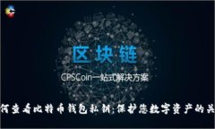 如何查看比特币钱包私钥