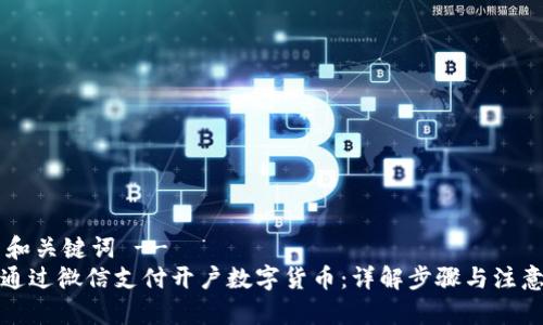 !-- 和关键词 --
如何通过微信支付开户数字货币：详解步骤与注意事项